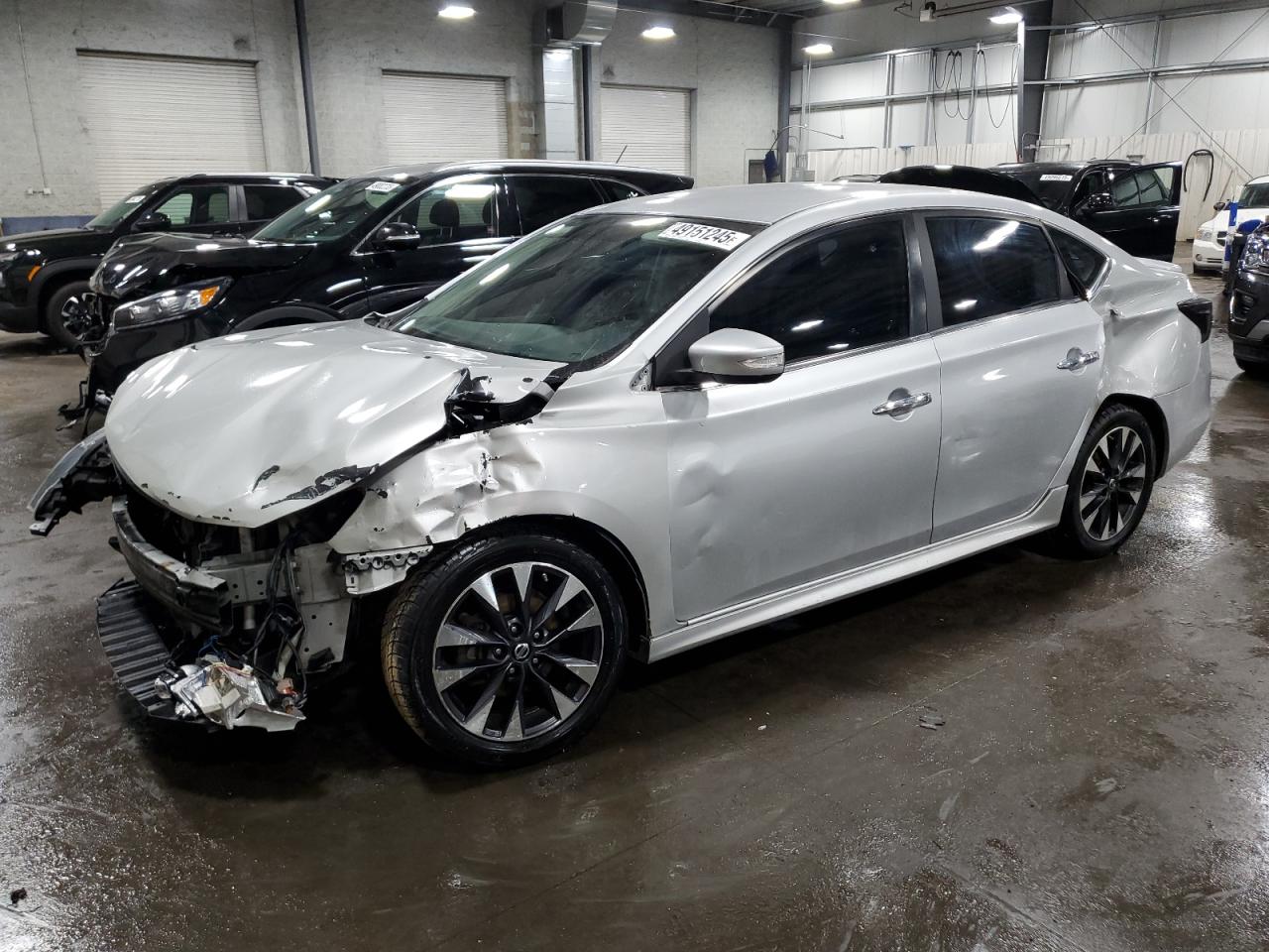 2016 Nissan Sentra SR, VIN 3N1AB7AP2GY263967 — Front end