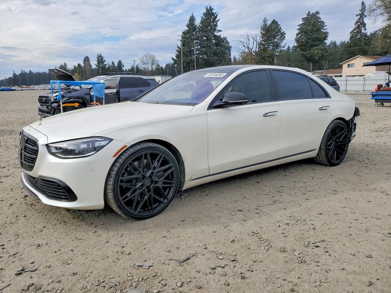 2022 Mercedes-Benz S 580, VIN W1K6G7GBXNA099682 — Rear end