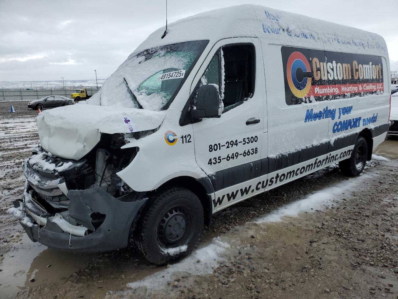 2020 Freightliner Sprinter, VIN W2Y5ECHY1LT039085 — Front end