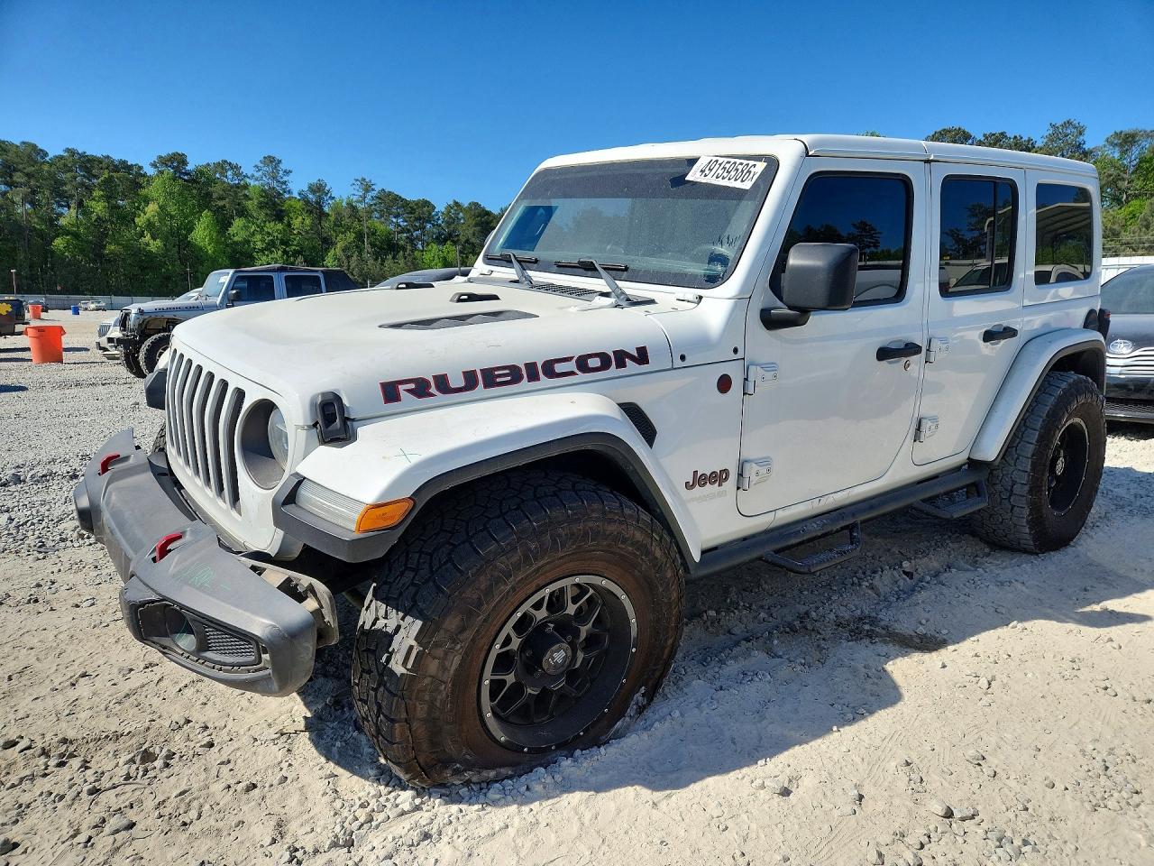 2018 Jeep Wrangler Unlimited Rubicon, VIN 1C4HJXFG3JW171482 — Front end
