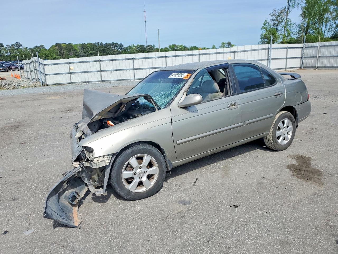 2003 Nissan Sentra GXE, VIN 3N1CB51D83L812615 — Front end