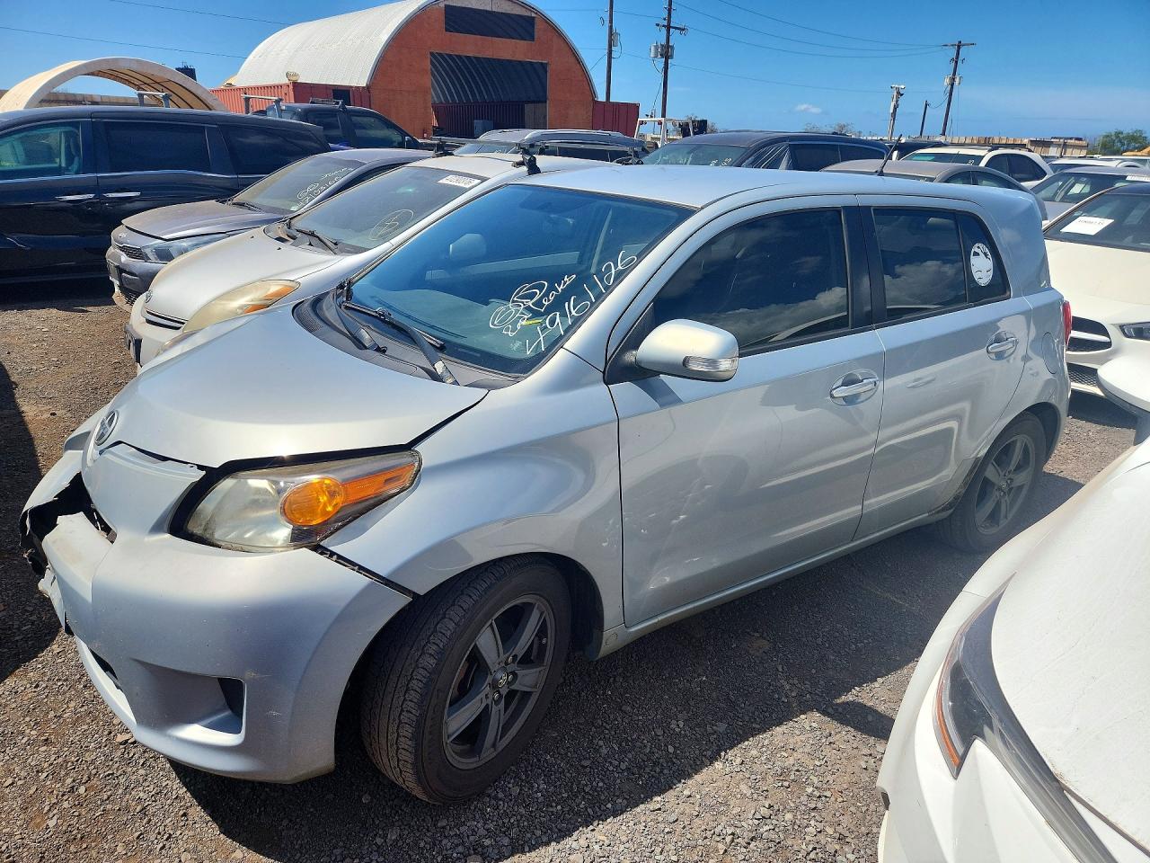 2013 Scion xD, VIN JTKKUPB41D1037315 — Front end