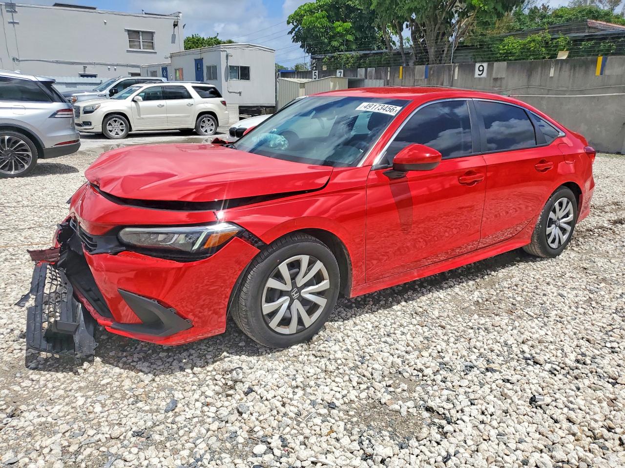 2023 Honda Civic LX, VIN 2HGFE2F25PH559793 — Front end