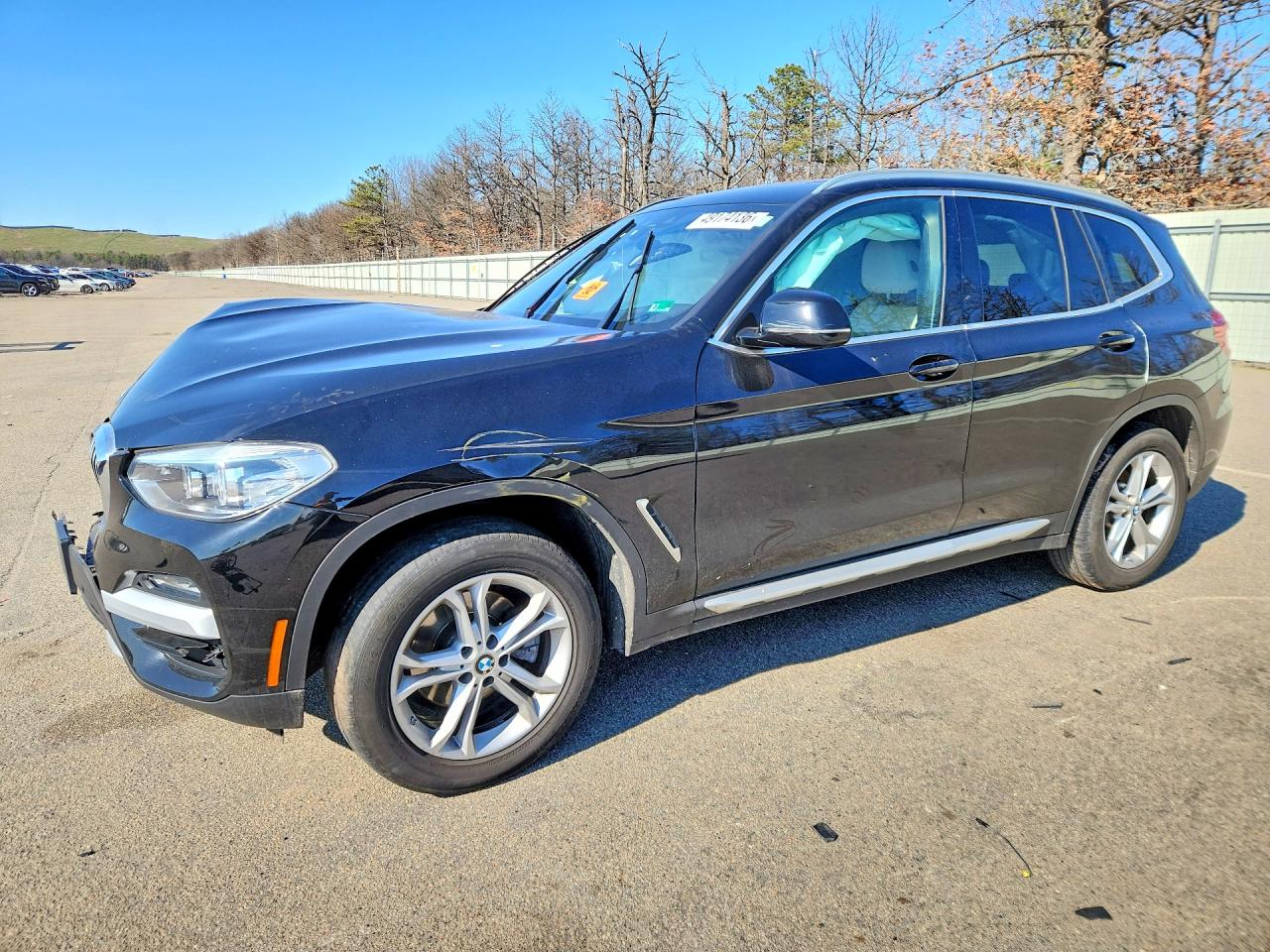 2021 BMW X3 xDrive30i, VIN 5UXTY5C05M9G31330 — Front end