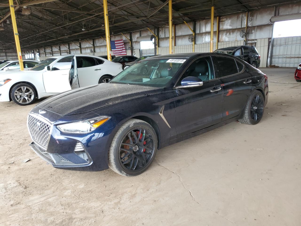 2019 Genesis G70 Advanced, VIN KMTG74LE3KU034312 — Frame damage