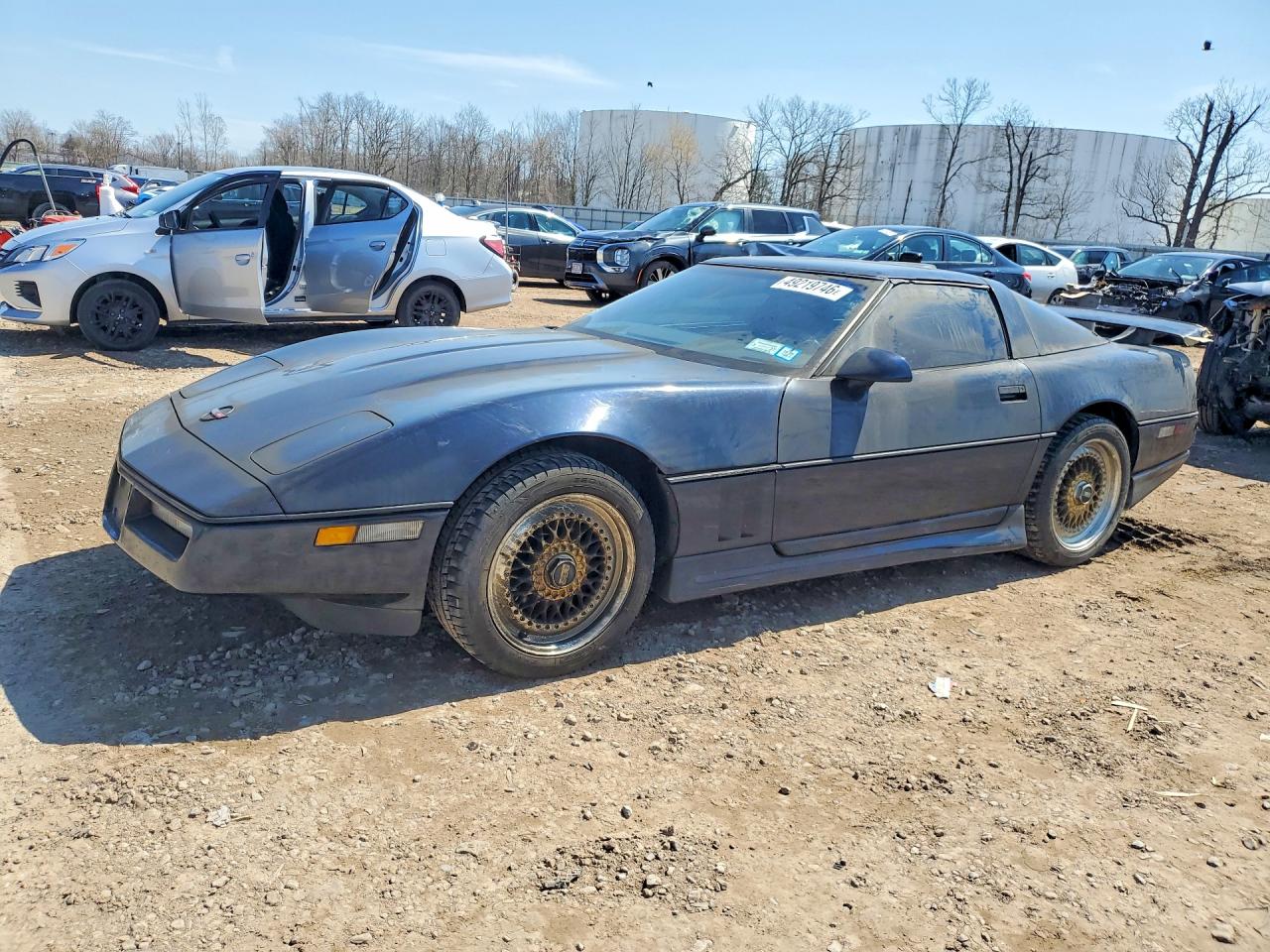 1989 Chevrolet Corvette, VIN 1G1YY2189K5119224 — Burn
