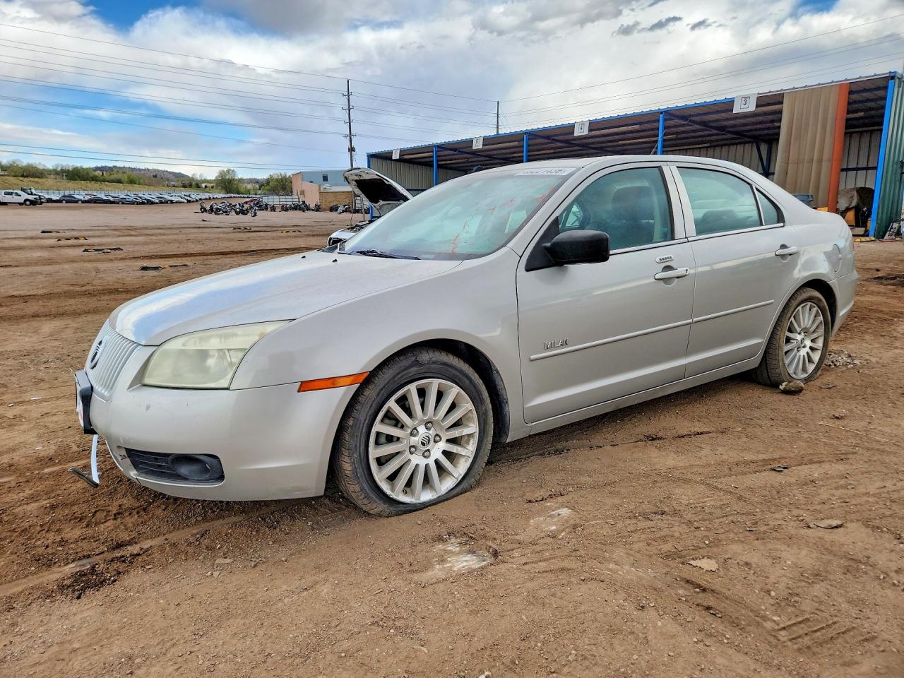 2008 Mercury Milan Premier, VIN 3MEHM08158R656130 — Undercarriage