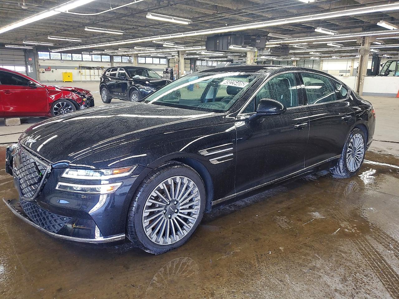 2023 Genesis G80, VIN KMTGE4S12PU006299 — Front end