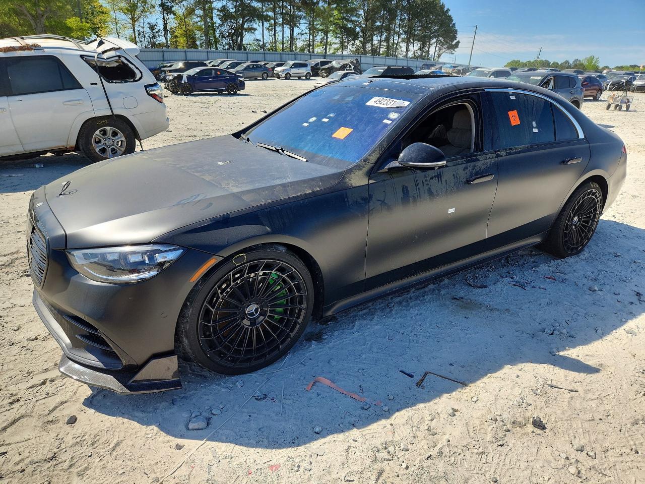 2022 Mercedes-Benz S 500, VIN W1K6G6DB9NA102764 — Vandalism