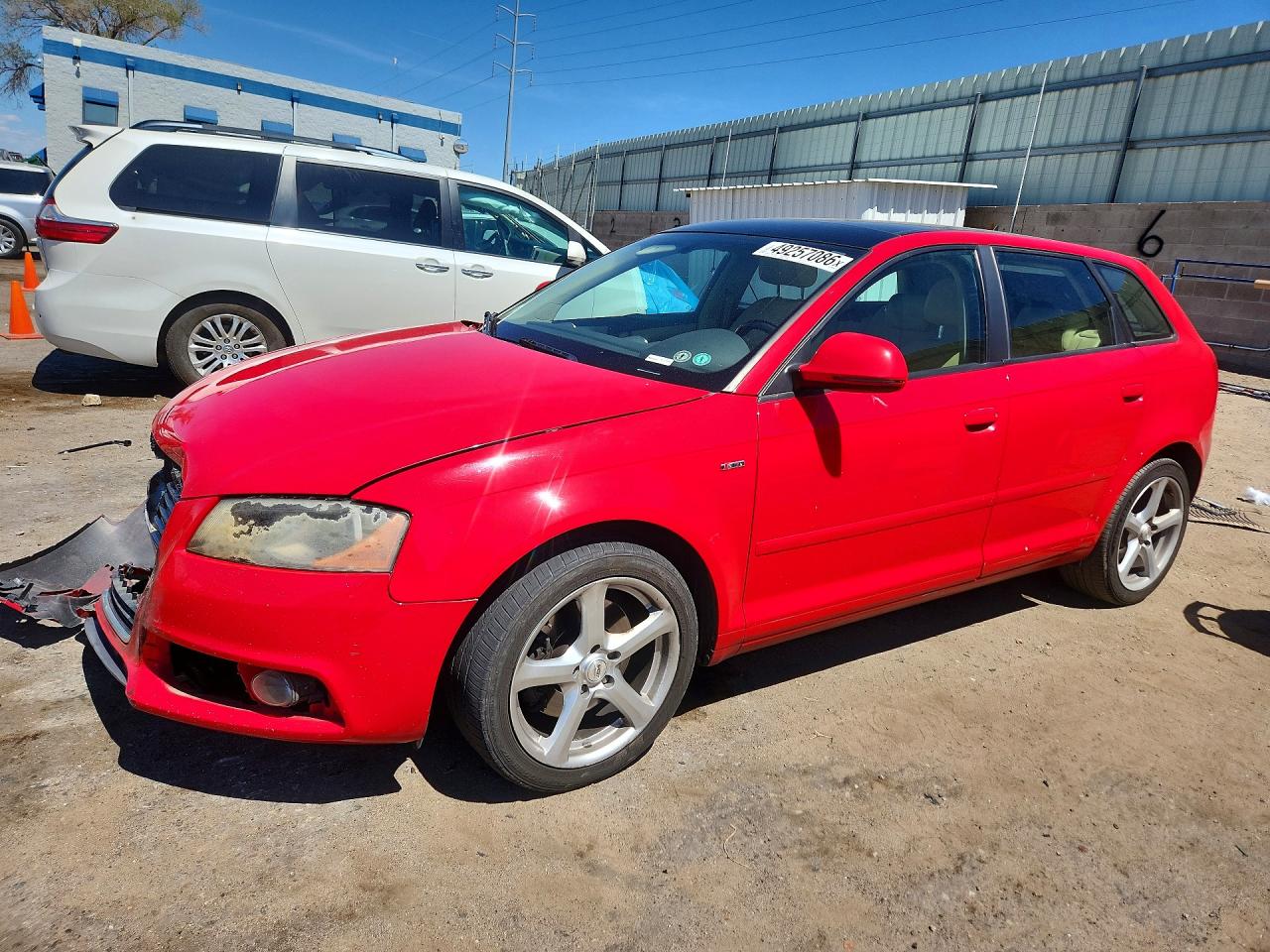 2009 Audi A3 S line, VIN WAUKD78PX9A034975 — Перед