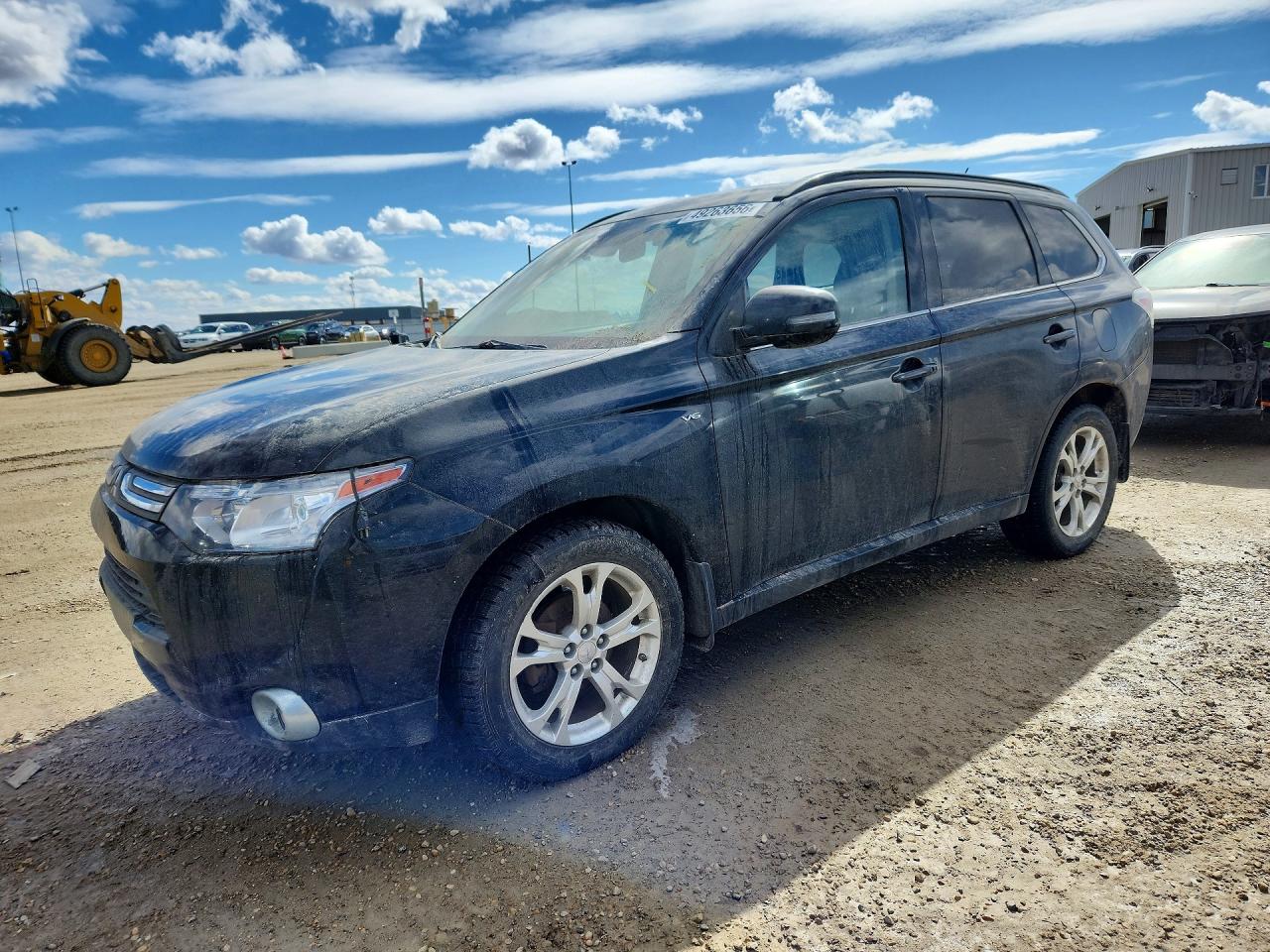 2014 Mitsubishi Outlander GT, VIN JA4JZ4AX9EZ601644 — Engine fire