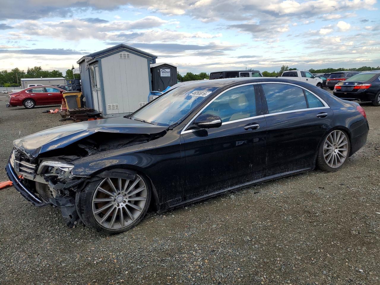 2015 Mercedes-Benz S 550, VIN WDDUG8CB6FA130804 — Фото с аукциона 1 of 4