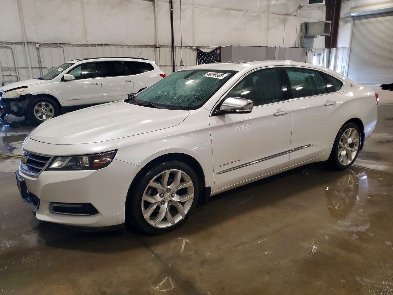 2018 Chevrolet Impala Premier, VIN 2G1125S34J9107913 — Опрокидывание