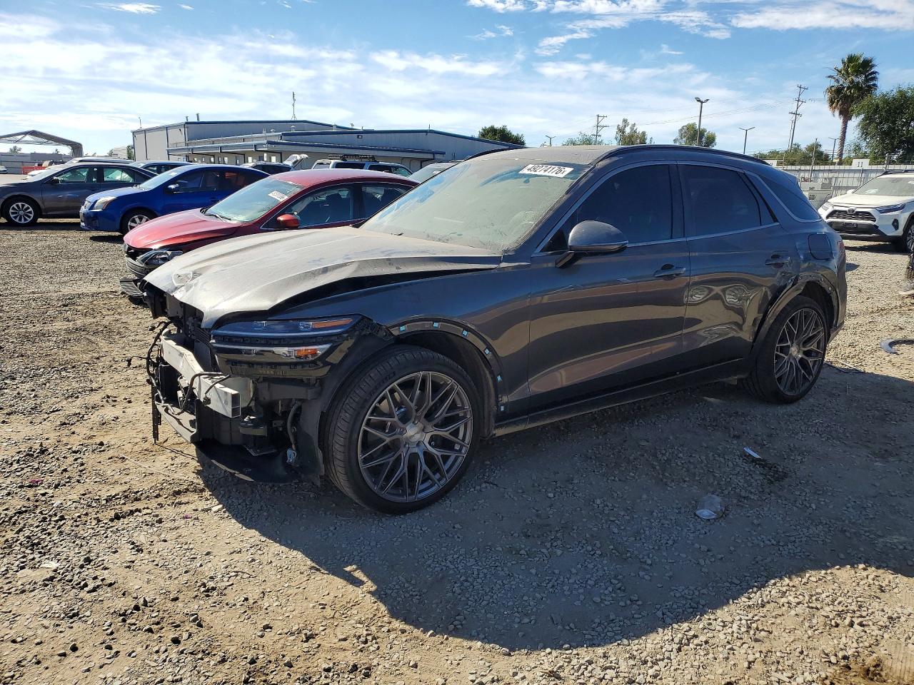 2022 Genesis GV70 Sport, VIN KMUMCDTC3NU021010 — Front end