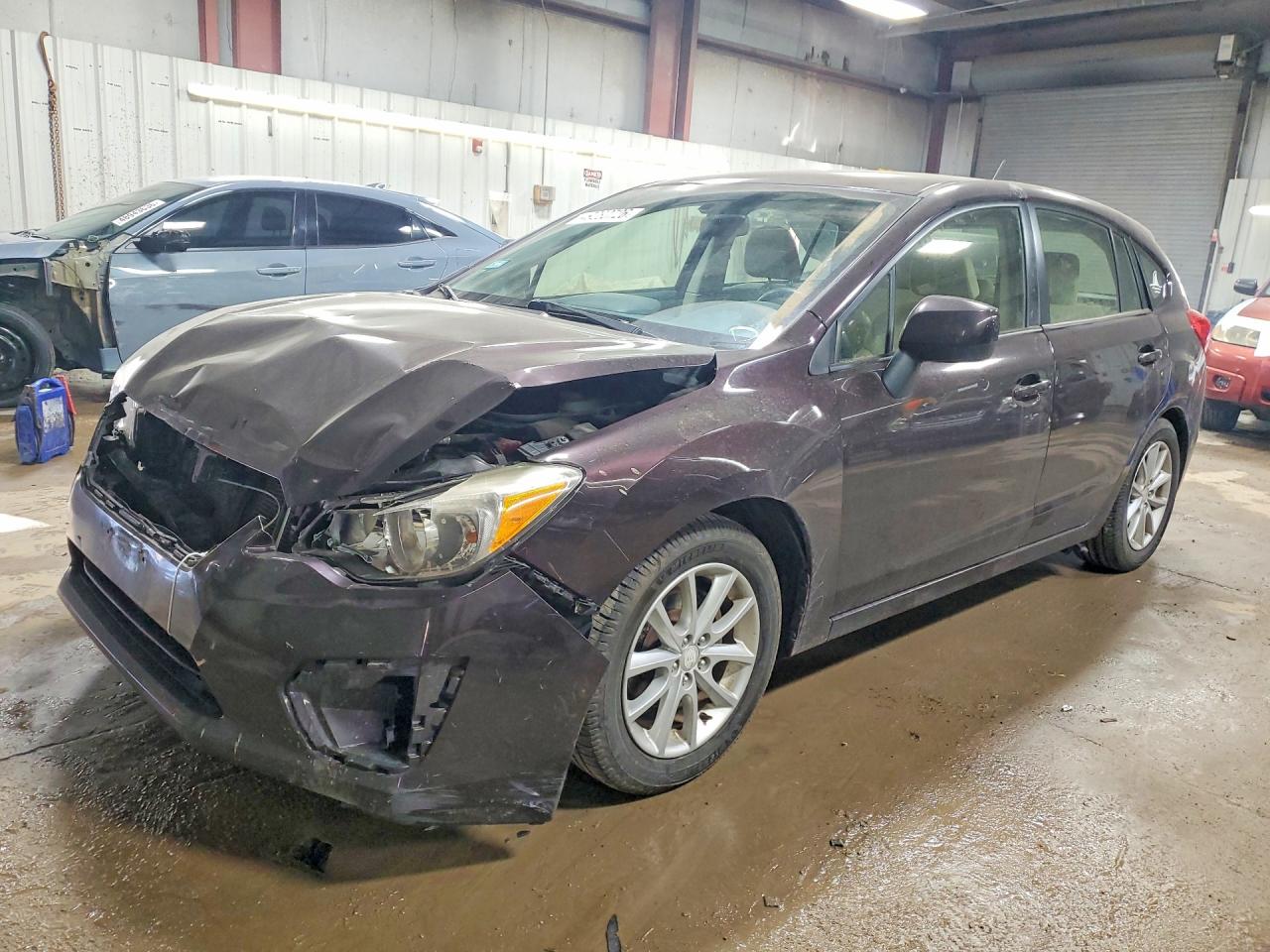 2013 Subaru Impreza Premium, VIN JF1GPAC62DH869468 — Front end
