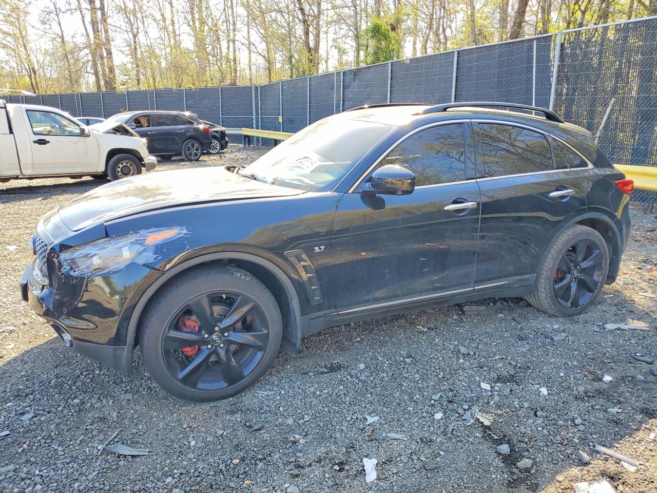 2017 Infiniti QX70, VIN JN8CS1MW3HM413535 — Side