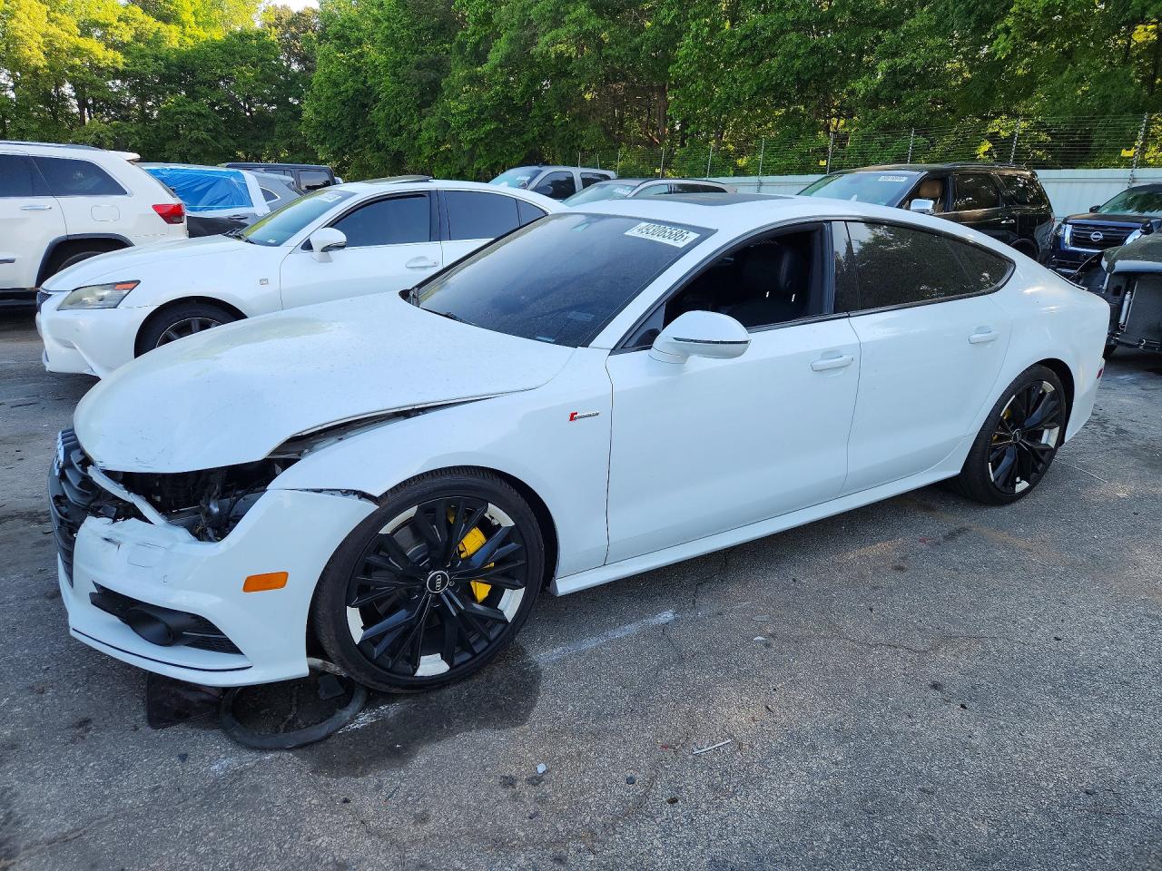 2018 Audi A7 Premium Plus, VIN WAUW3BFC8JN006984 — Перед