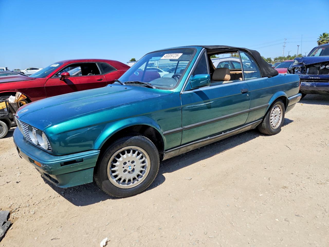 1992 BMW 318, VIN WBABA731XNEJ12038 — Rear end