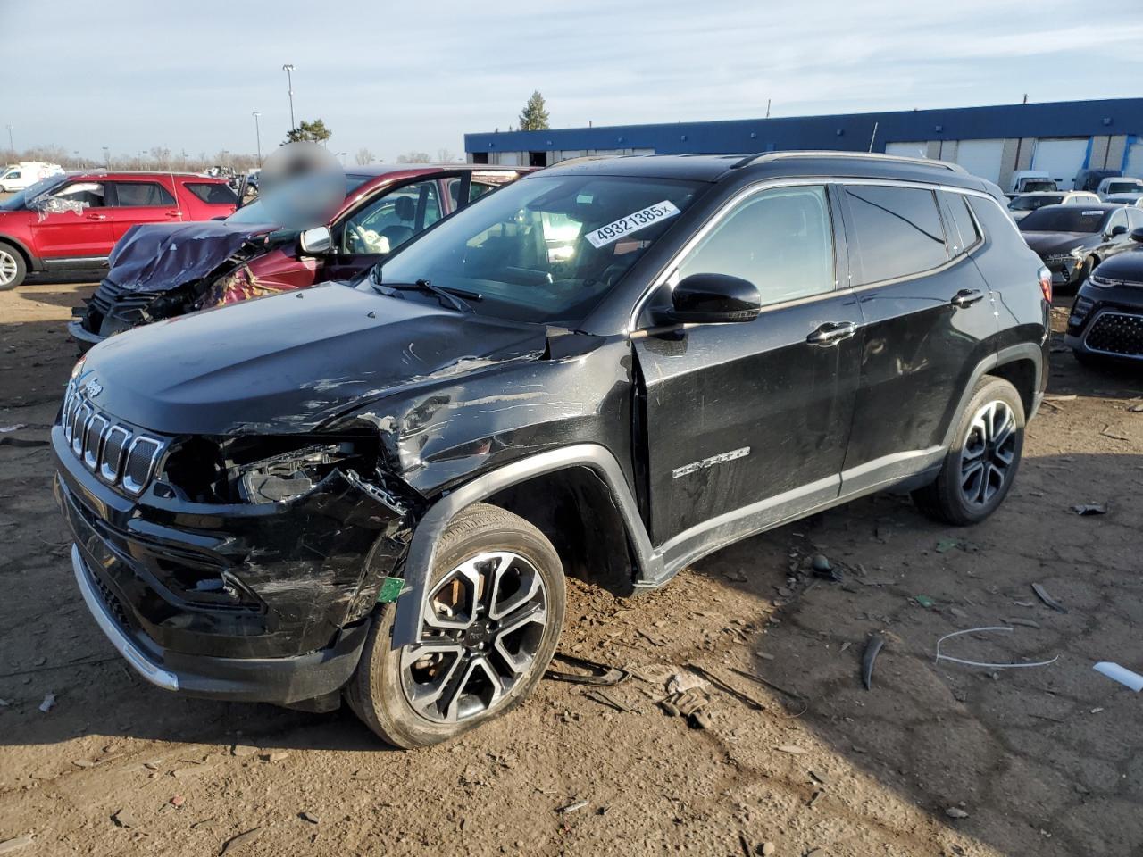2022 Jeep Compass High Altitude, VIN 3C4NJDCBXNT197647 — Front end