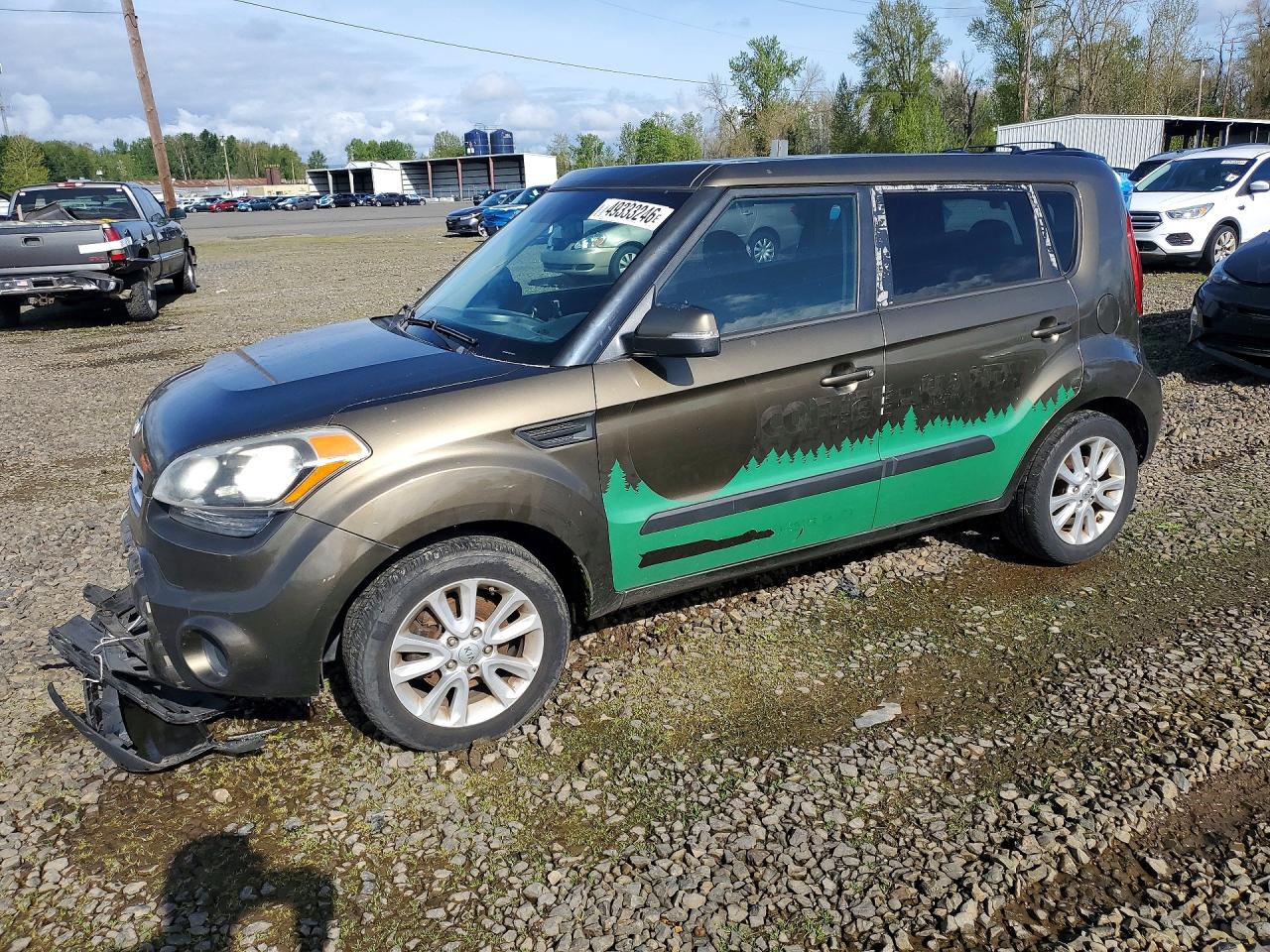 2012 Kia Soul +, VIN KNDJT2A61C7470608 — Front end