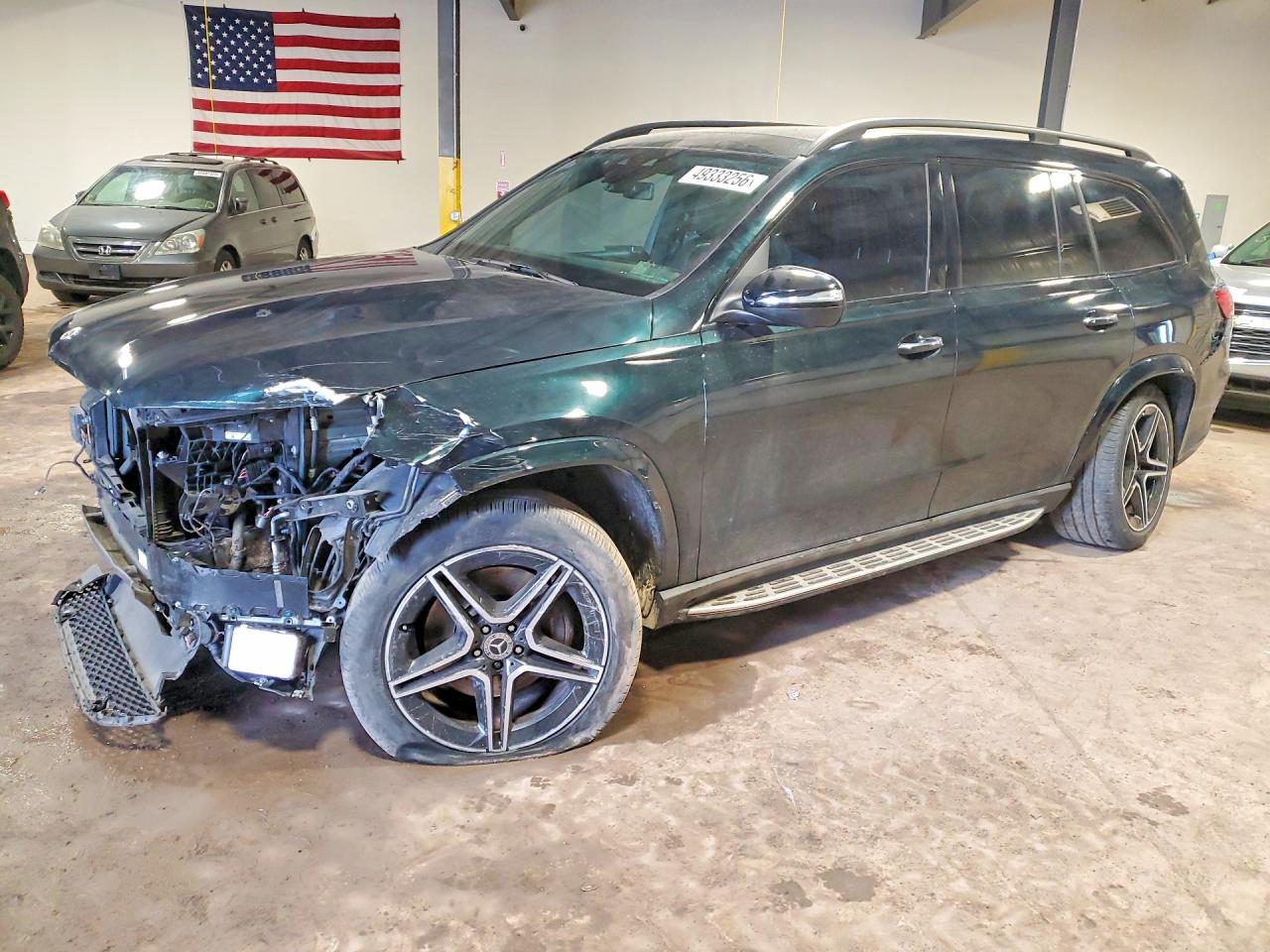 2022 Mercedes-Benz GLS 450, VIN 4JGFF5KE7NA828235 — Front end