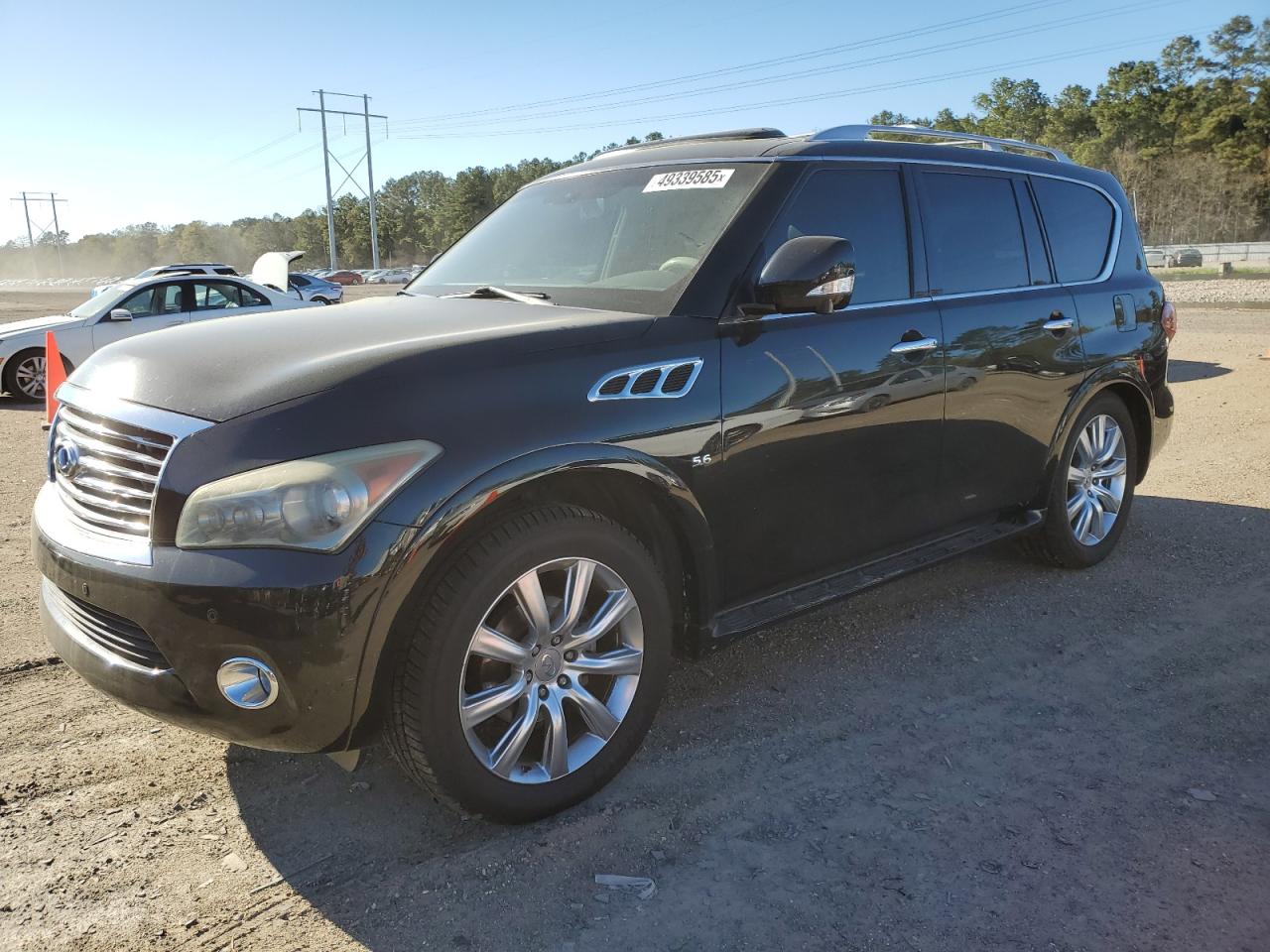 2014 Infiniti QX80, VIN JN8AZ2NC3E9351792 — Partial repair