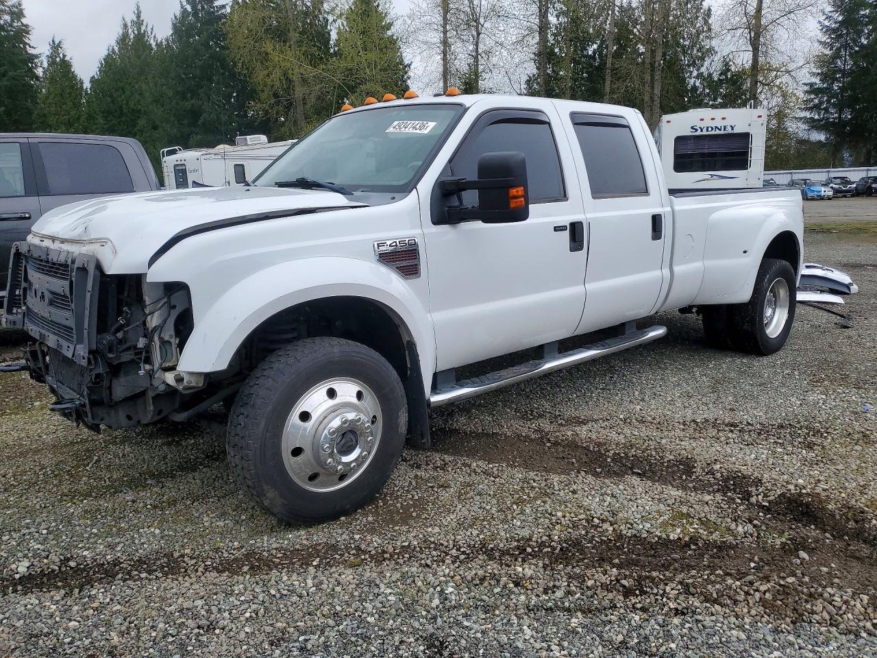 2008 Ford F-450 XL, VIN 1FTXW43R68ED58653 — Front end