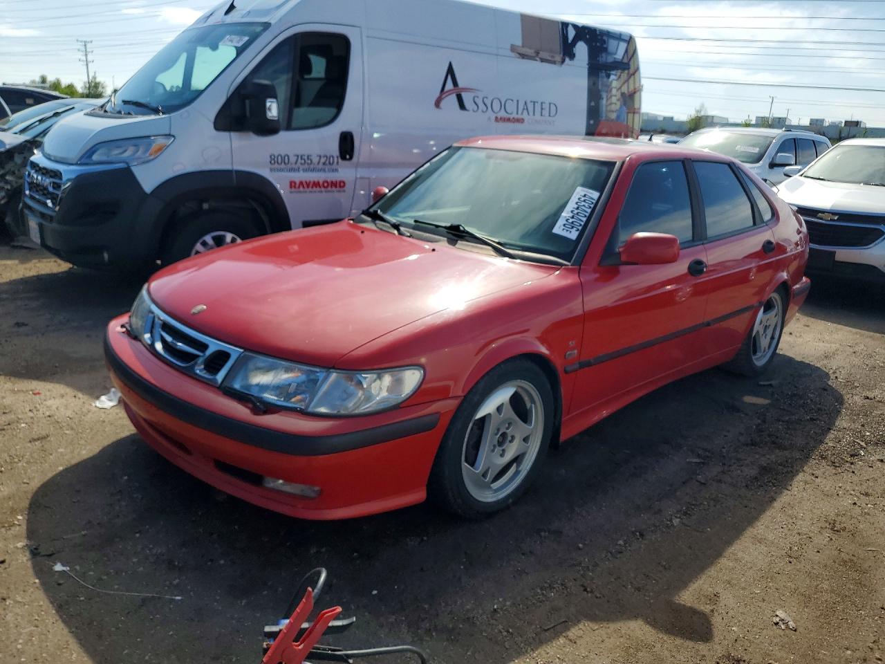 2002 Saab 9-3 SE, VIN YS3DF58K522003057 — Град