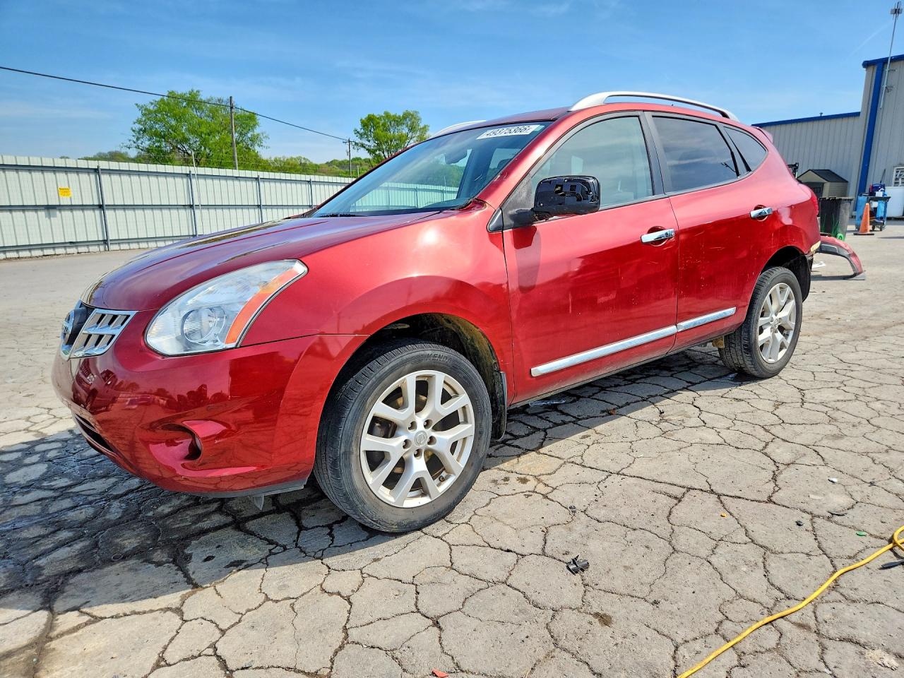 2013 Nissan Rogue S, VIN JN8AS5MT5DW517625 — Rear end