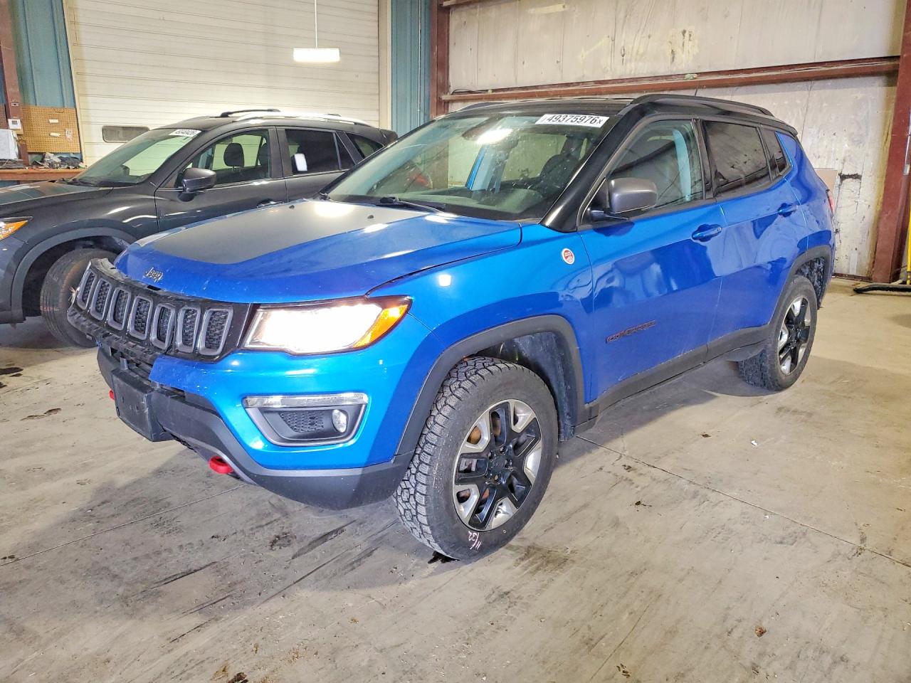2018 Jeep Compass Trailhawk, VIN 3C4NJDDB7JT147927 — Front end