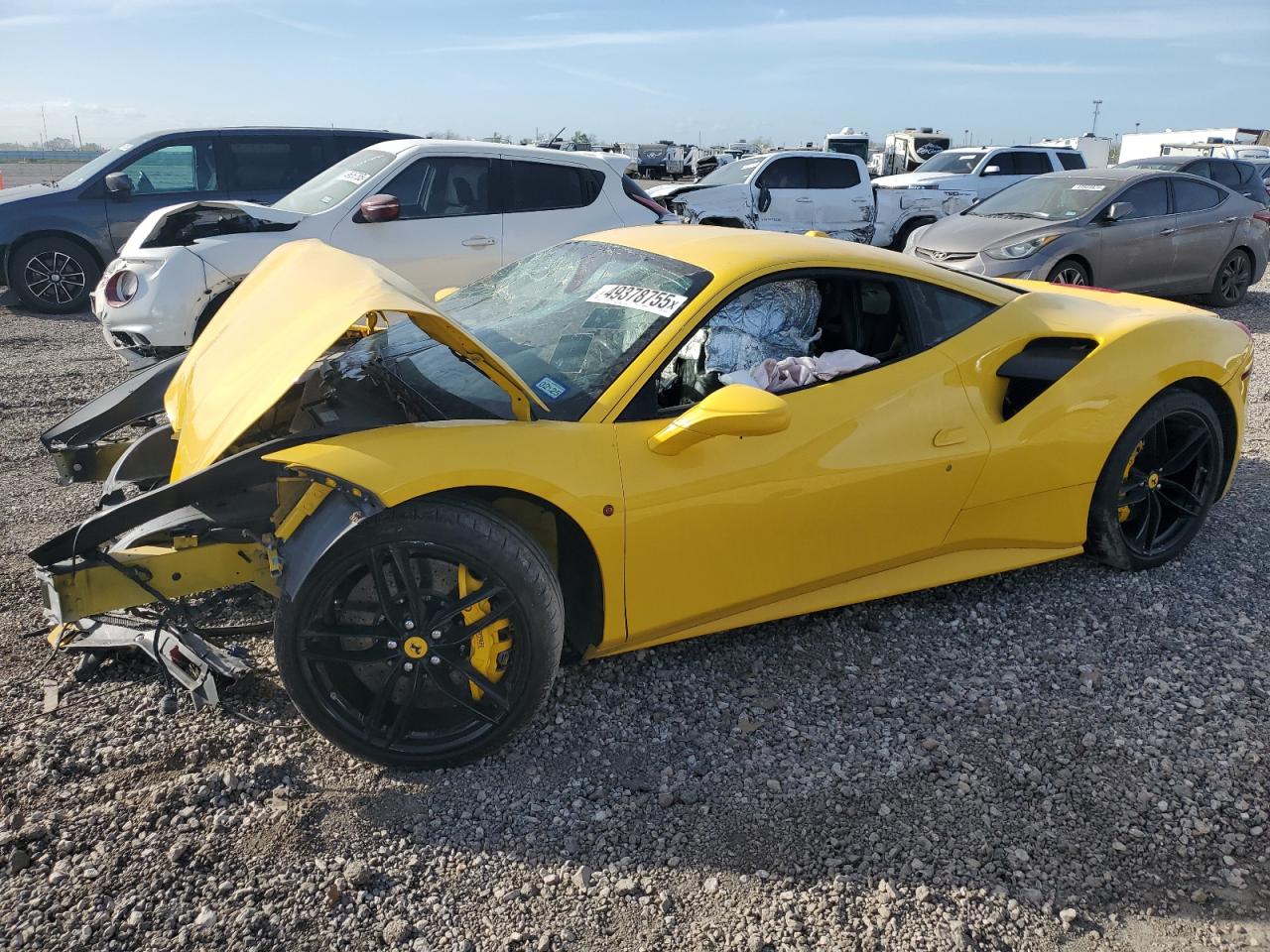 2016 Ferrari 488, VIN ZFF79ALA5G0216873 — Front end