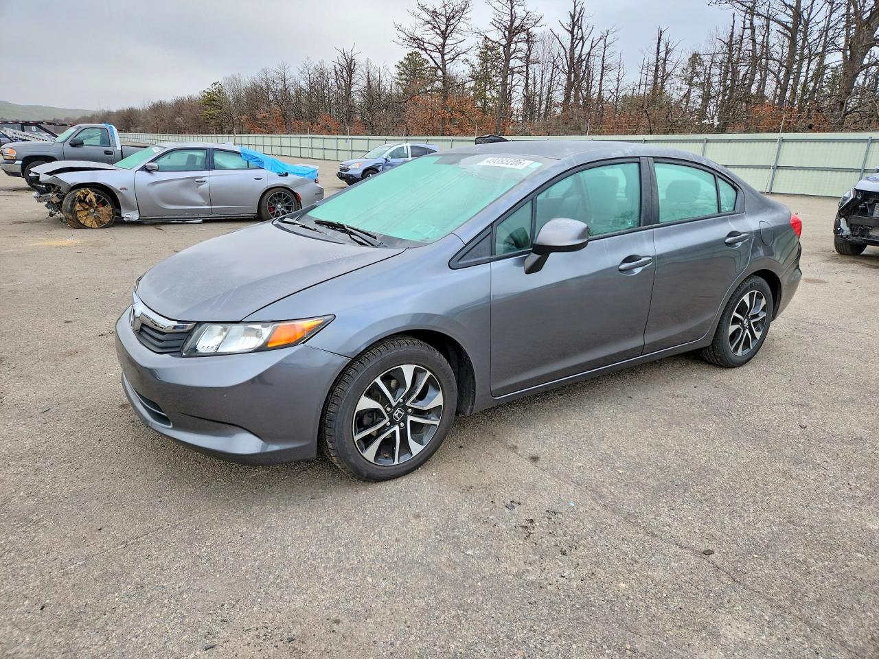 2012 Honda Civic LX, VIN 19XFB2F53CE310514 — Front end