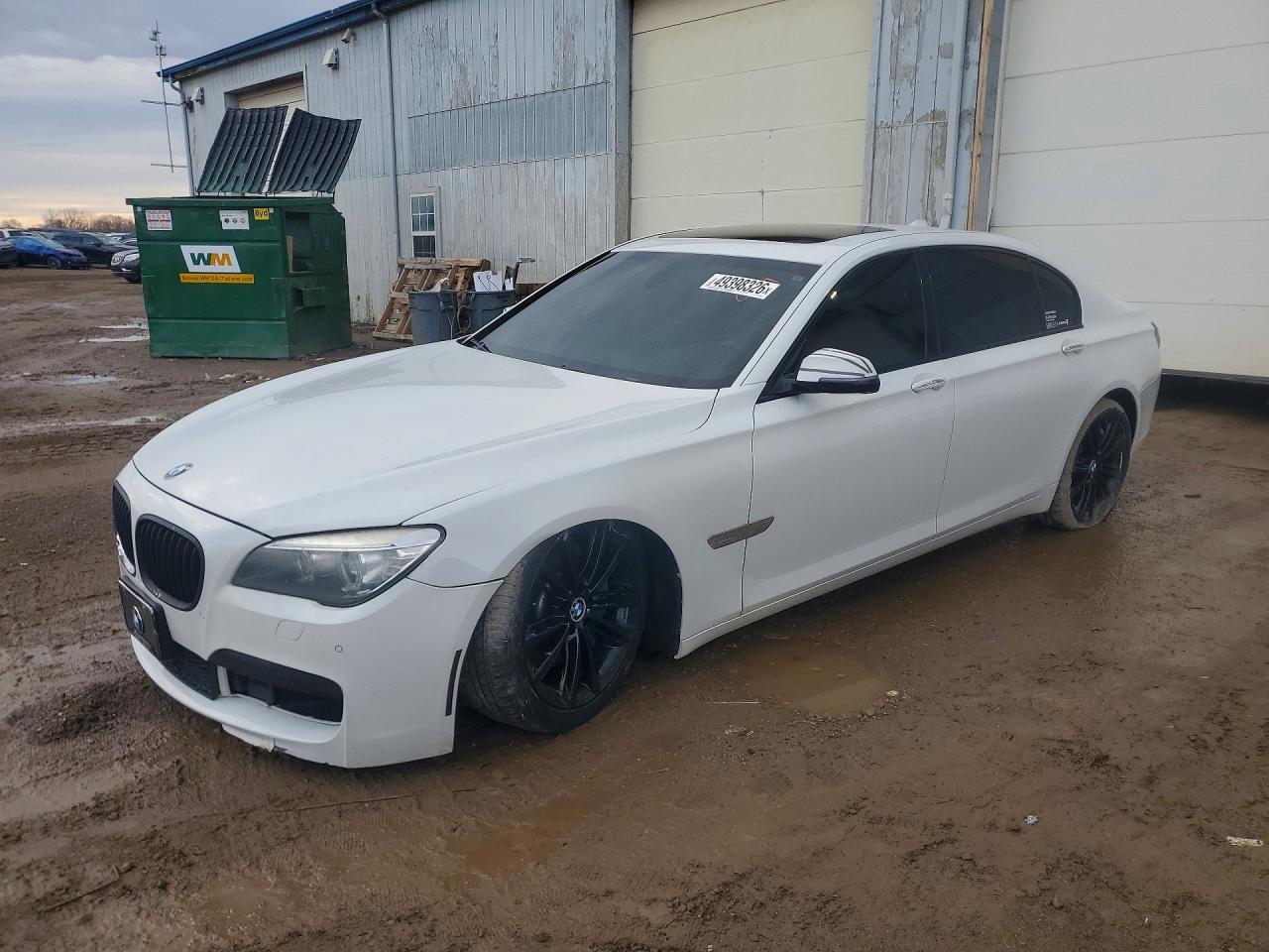 2014 BMW 7 Series ALPINA B7, VIN WBAYE8C59ED135551 — Undercarriage