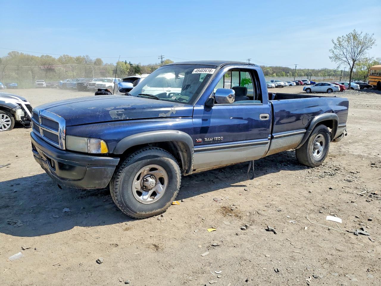 1995 Dodge 1500, VIN 1B7HC16Z9SS206057 — Rear end
