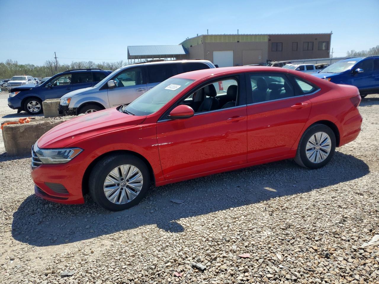 2019 Volkswagen Jetta S, VIN 3VWCB7BU5KM174109 — Engine fire