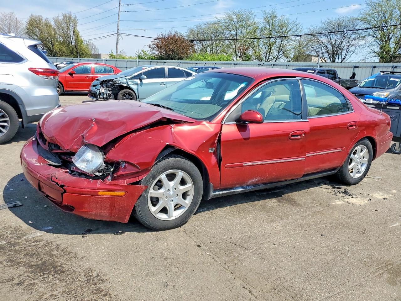 2000 Mercury Sable LS Premium, VIN 1MEFM55S4YG605064 — Front end