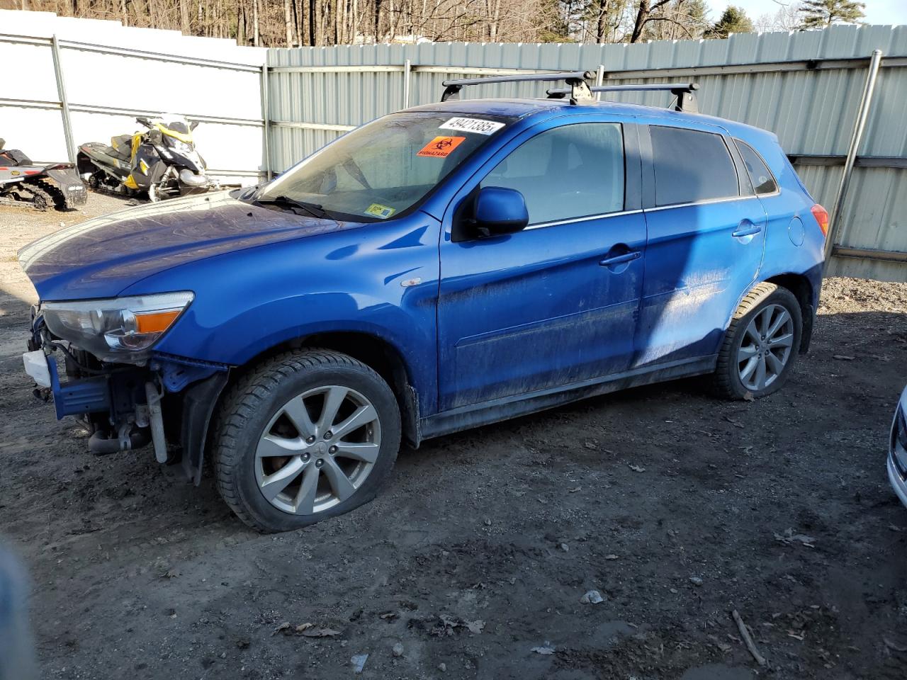 2015 Mitsubishi Outlander SE, VIN 4A4AR4AU3FE023036 — Biohazard / chemical