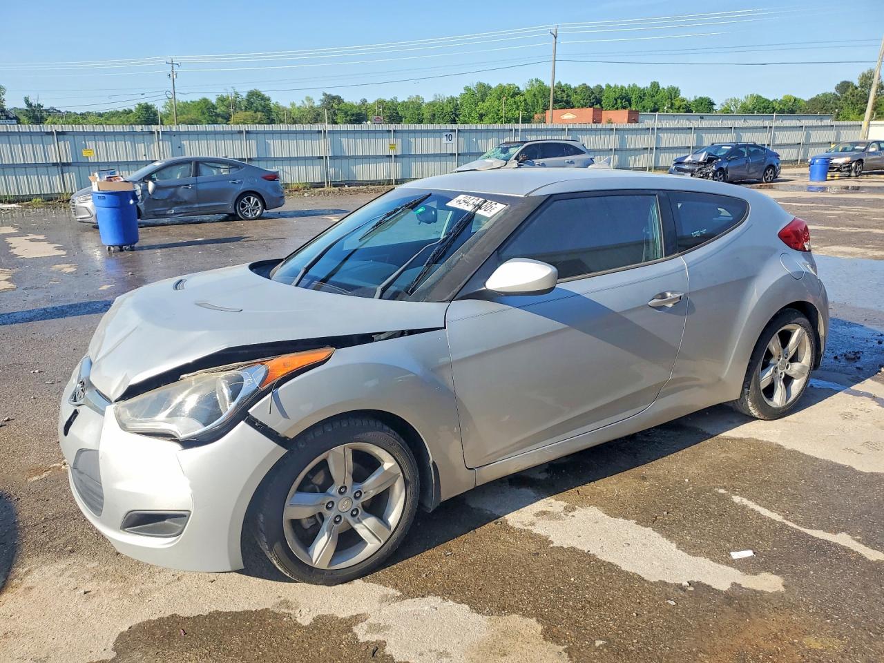 2014 Hyundai Veloster, VIN KMHTC6AD4EU209469 — Перед