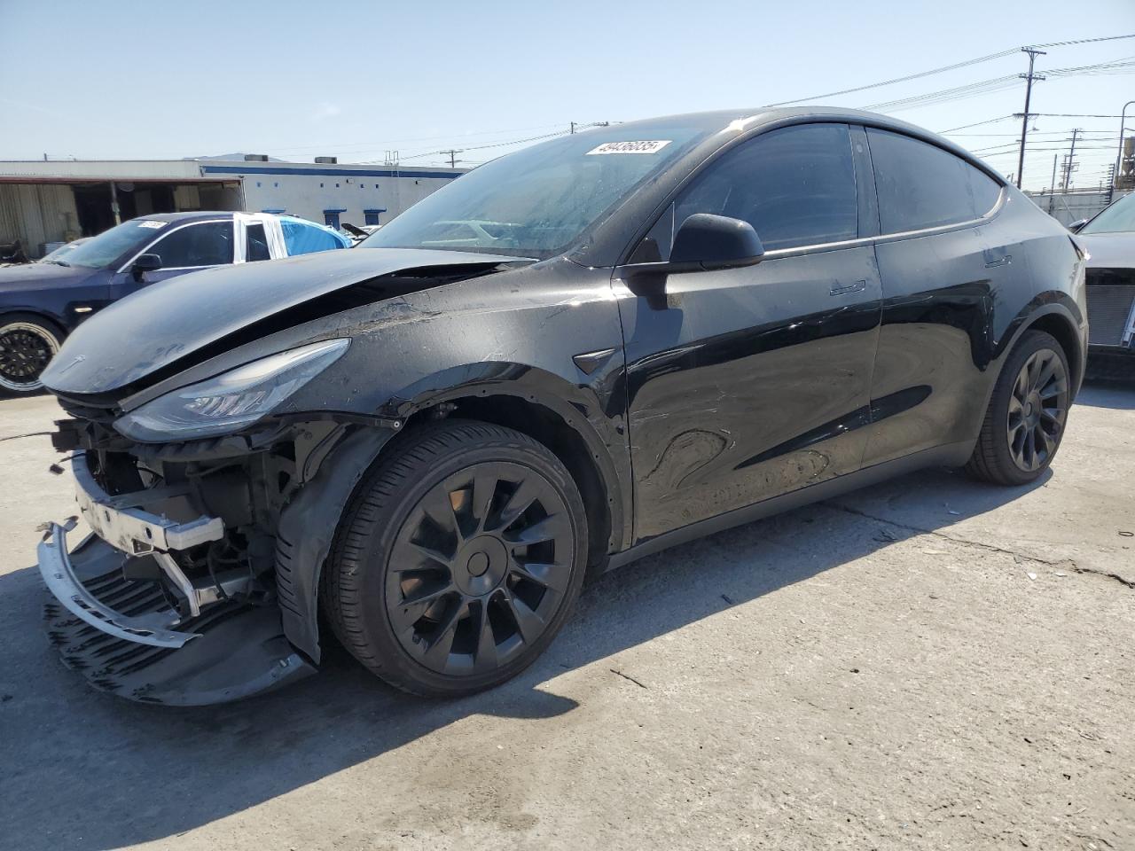 2021 Tesla Model Y Long Range, VIN 5YJYGDEE2MF080080 — Auction photo