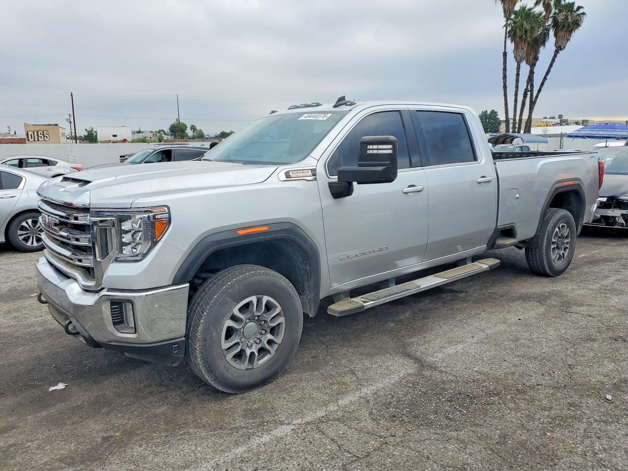 2023 GMC Sierra 2500HD SLE, VIN 1GT49MEY1PF194560 — Vandalism