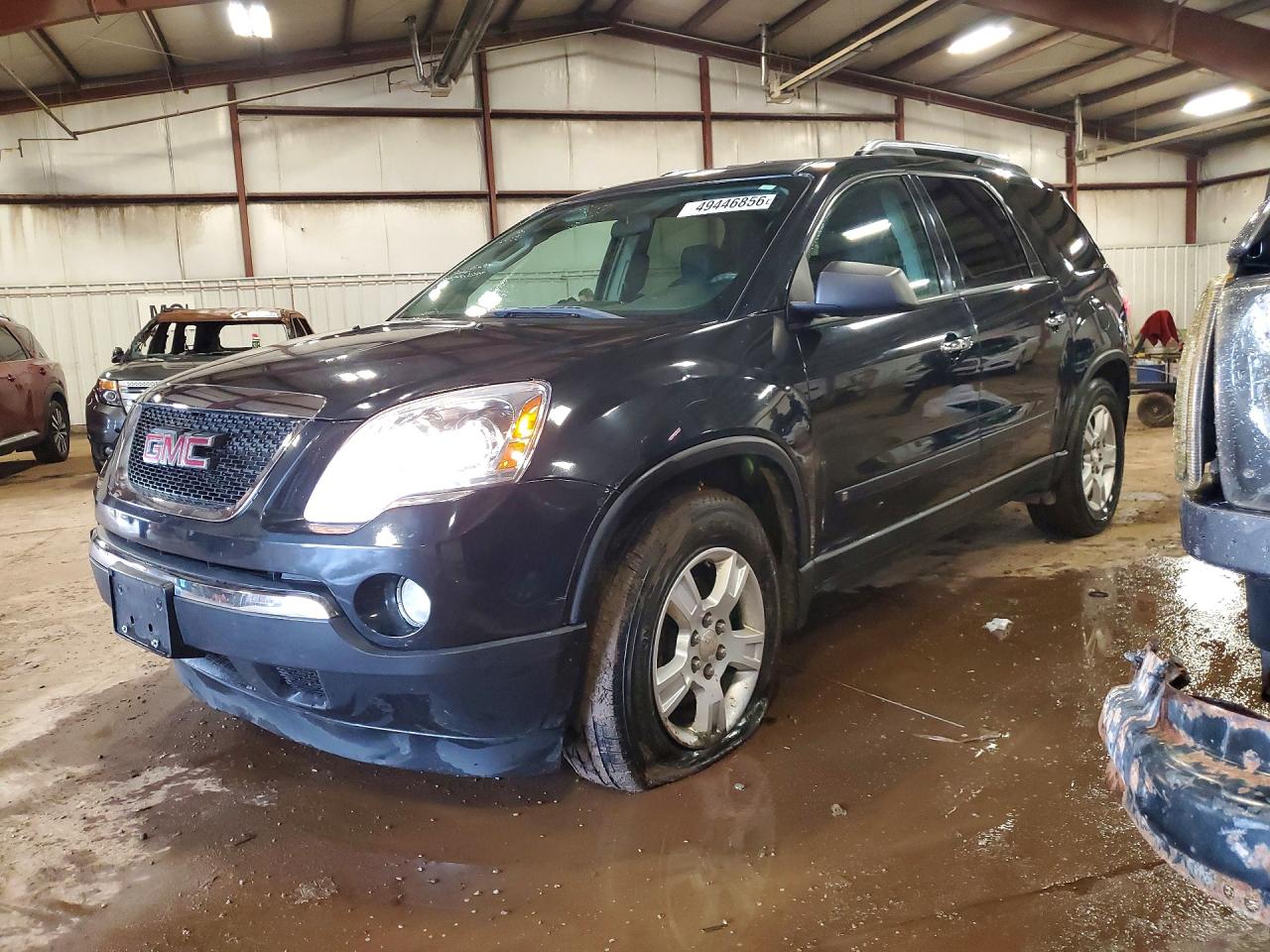 2009 GMC Acadia SLE1, VIN 1GKEV13D39J106563 — Днище
