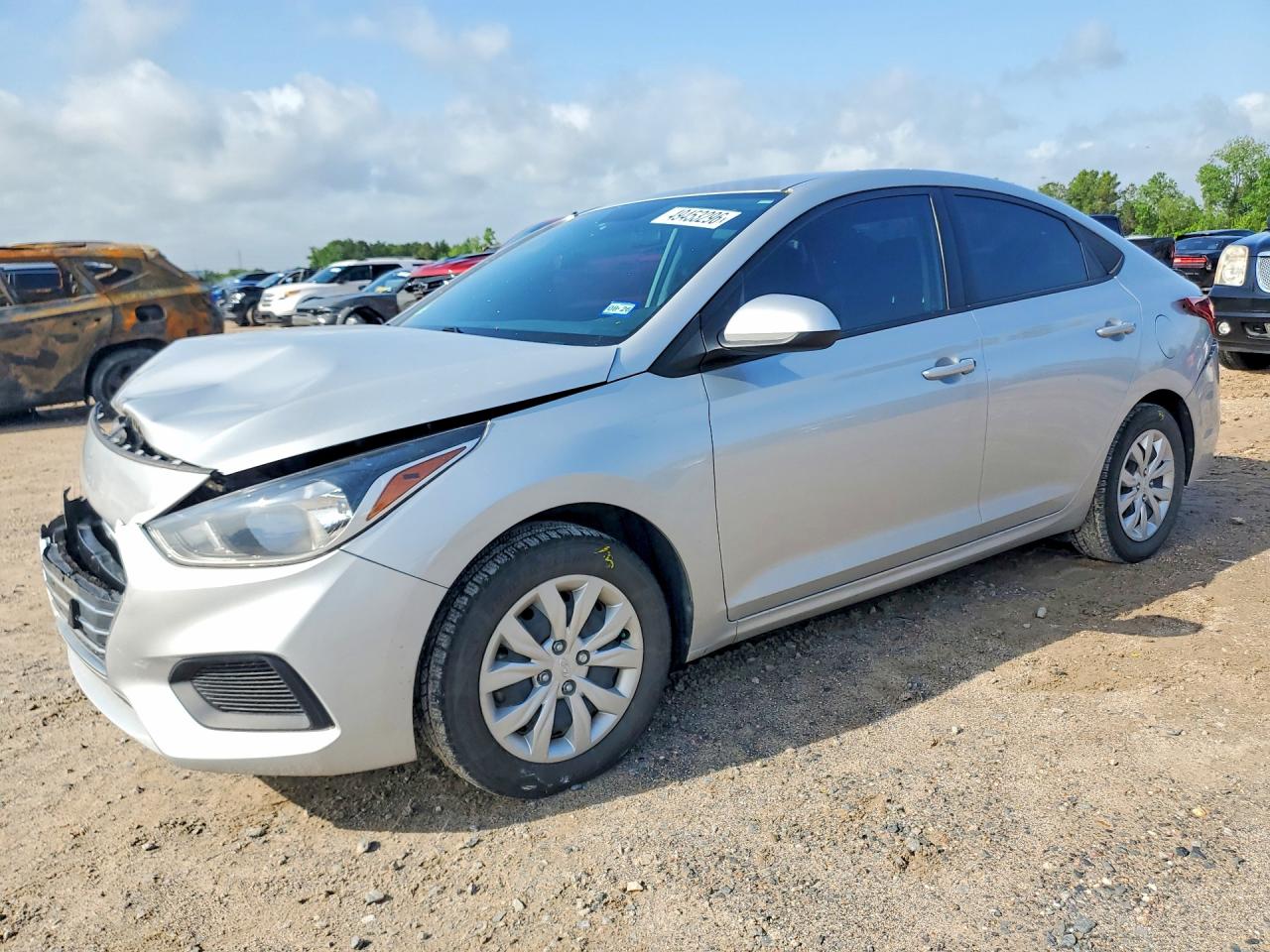 2022 Hyundai Accent SE, VIN 3KPC24A60NE167944 — Rear end