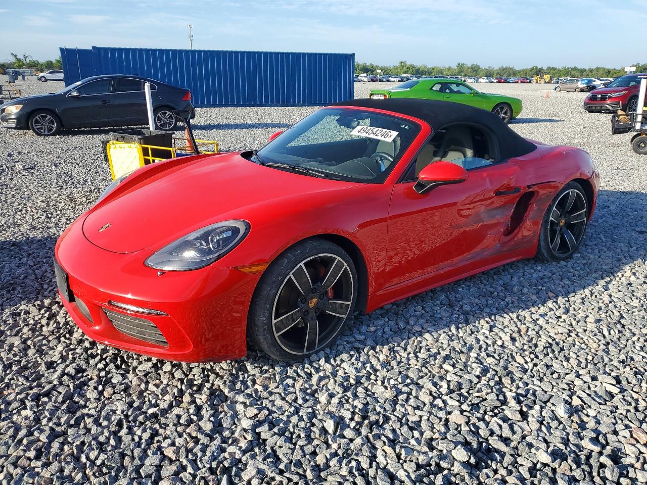 2017 Porsche 718 Boxster S, VIN WP0CB2A82HS240271 — Бок