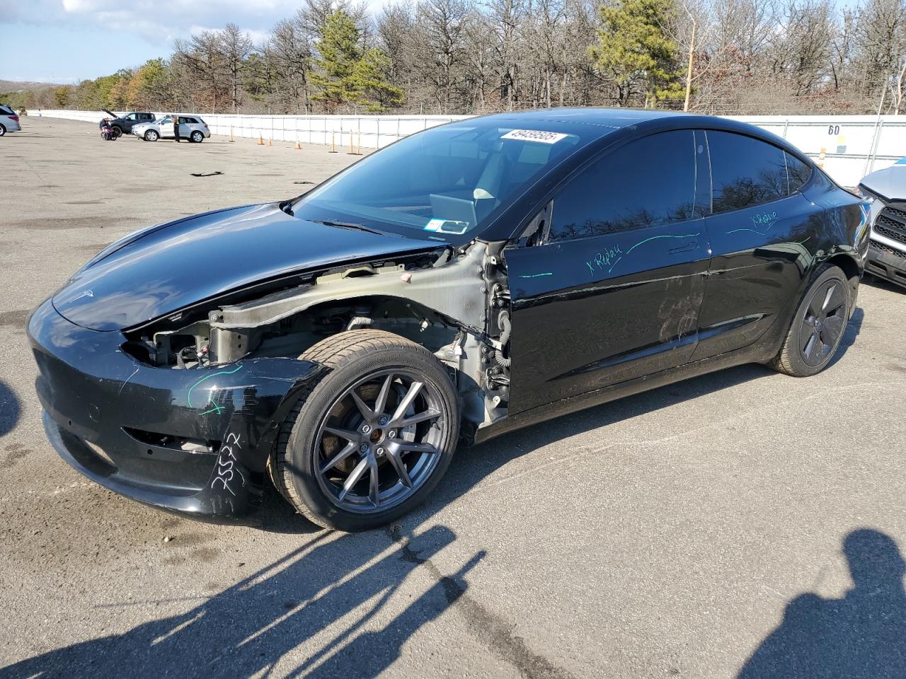 2022 Tesla Model 3 Long Range, VIN 5YJ3E1EB2NF230906 — All over