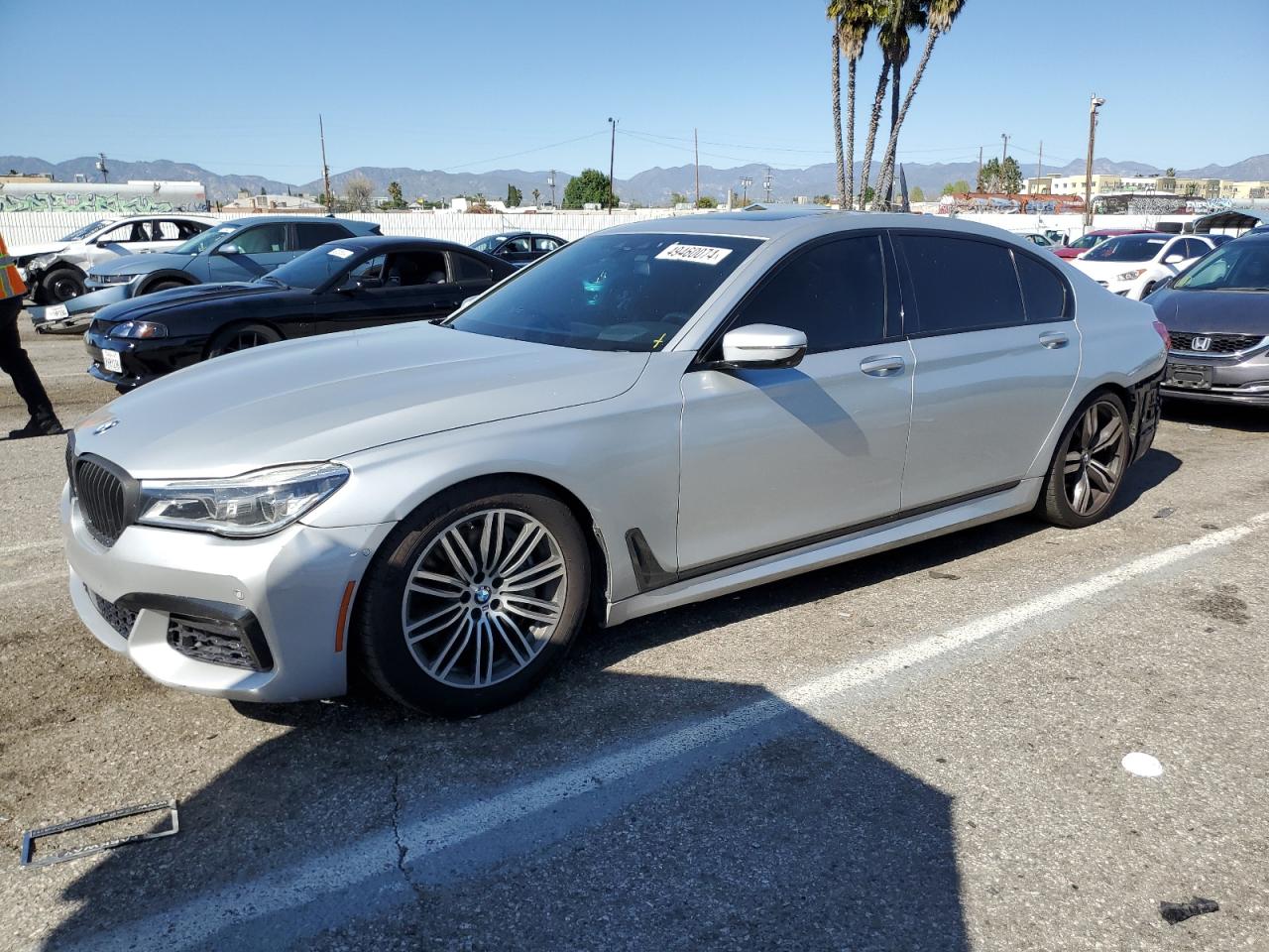 2016 BMW 7 Series 750i xDrive, VIN WBA7F2C54GG417202 — Rear end