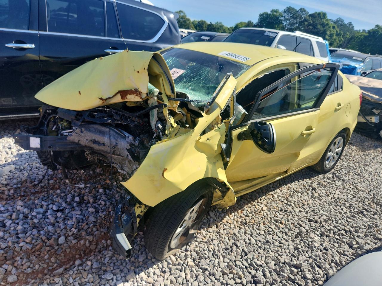 2016 Kia Rio LX, VIN KNADM4A32G6681854 — Front end