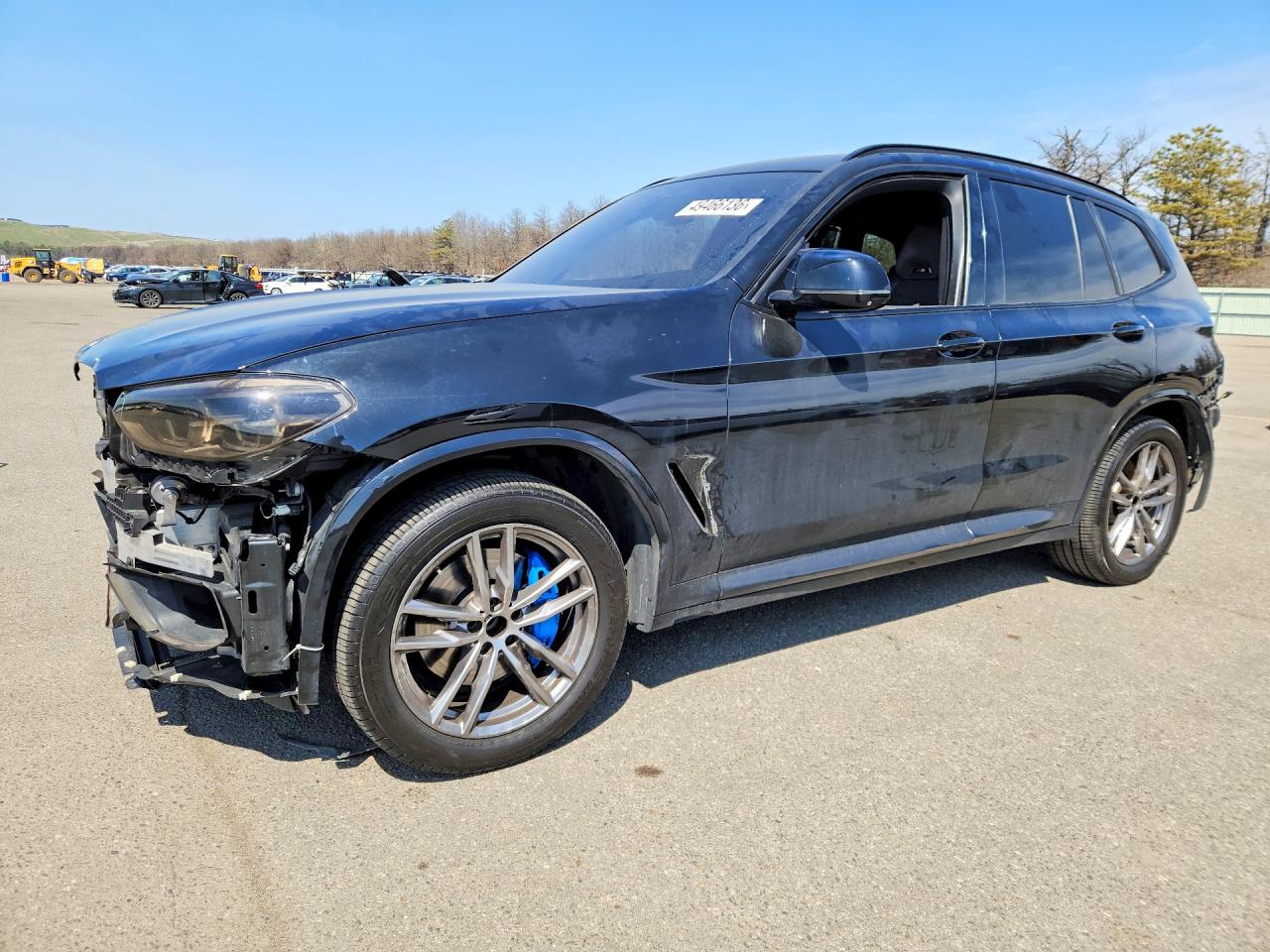 2020 BMW X3 M, VIN 5YMTS0C03L9B88154 — Зад