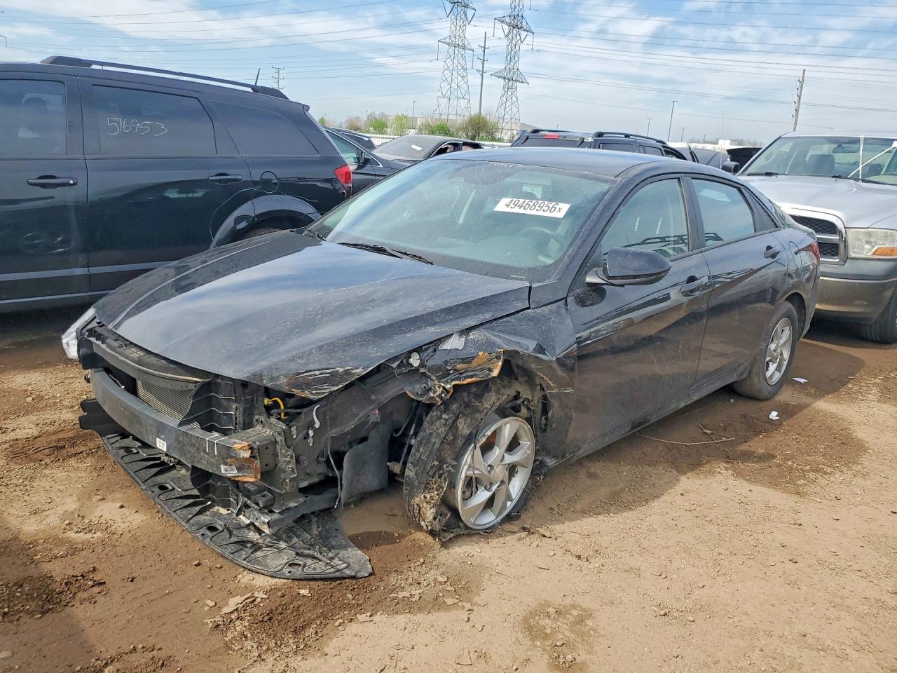2023 Hyundai Elantra SE, VIN KMHLL4AG9PU546513 — Front end