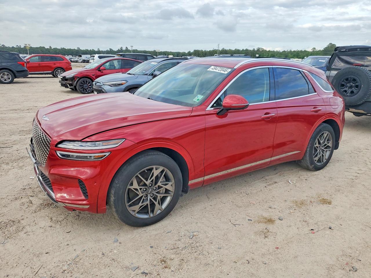 2023 Genesis GV70 2.5T, VIN KMUMADTBXPU108824 — Rear end