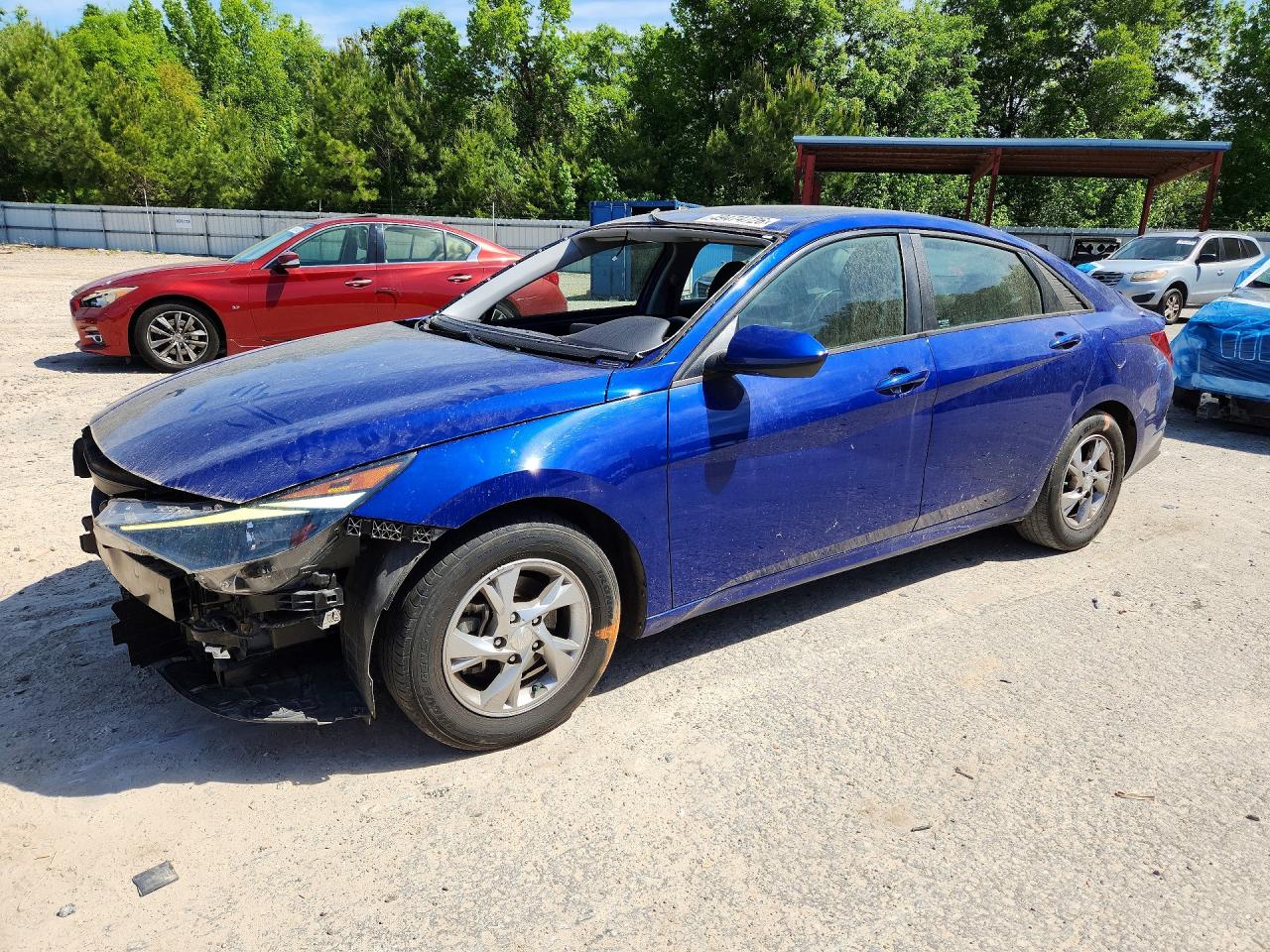 2021 Hyundai Elantra SE, VIN 5NPLL4AG2MH014045 — Front end
